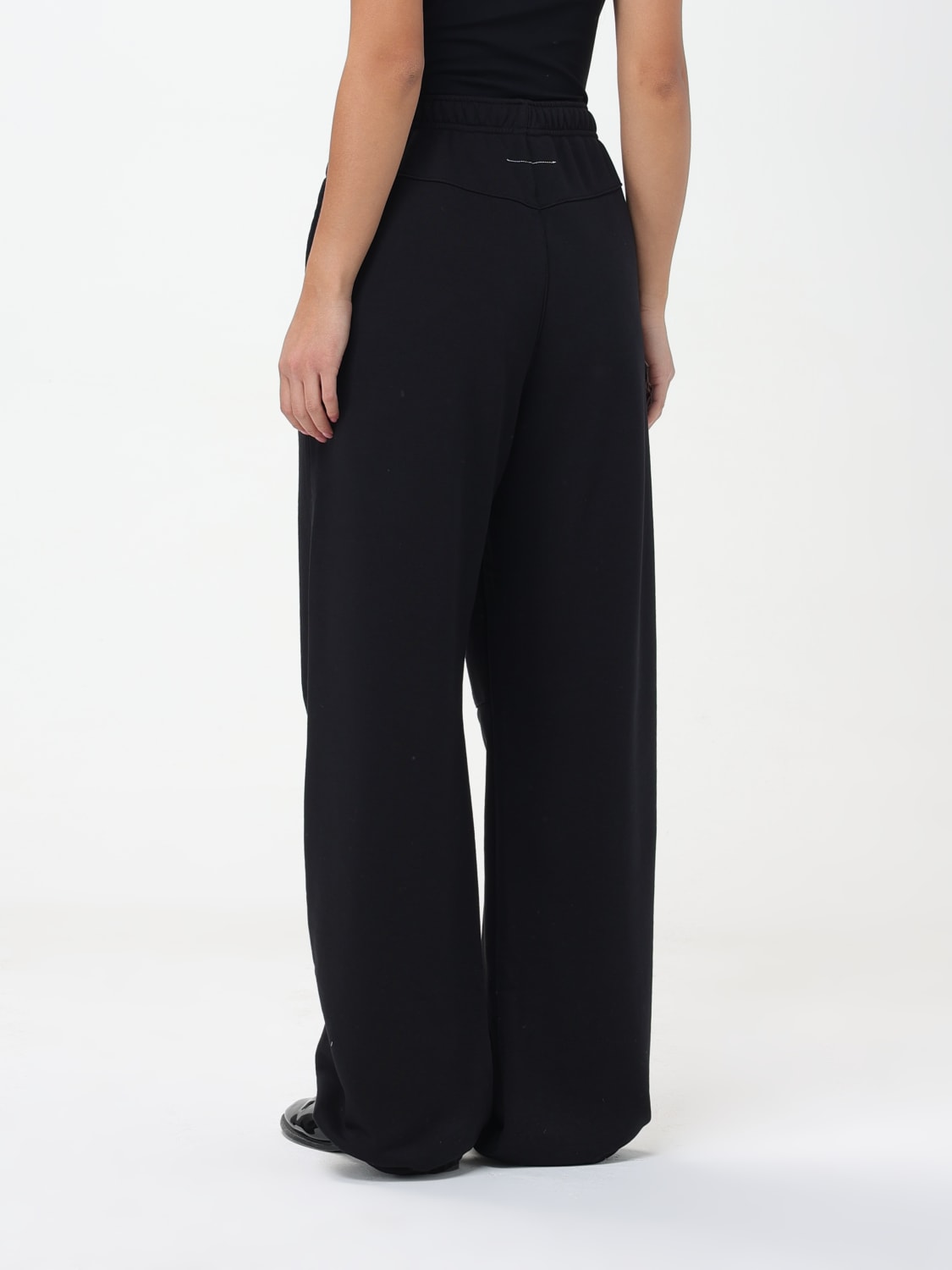 MM6 MAISON MARGIELA: pants for woman - Black  Mm6 Maison Margiela pants  SH0KA0012S25623 online at