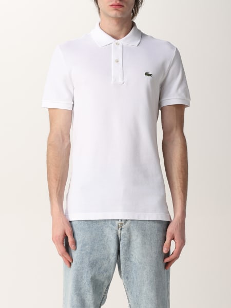 Lacoste slim on sale fit polo white