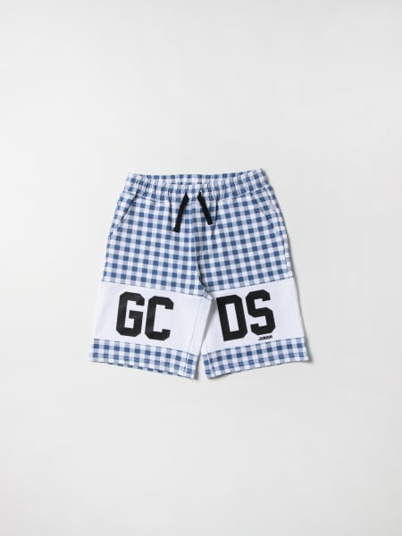 GCDS bambino: Shorts vichy logo