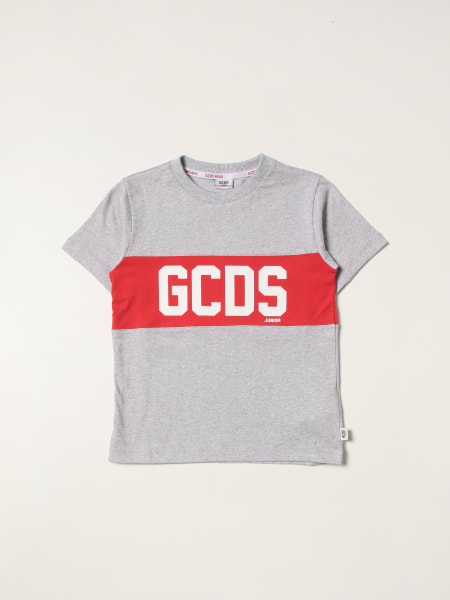 GCDS kids: GCDS cotton T-shirt with logo print
