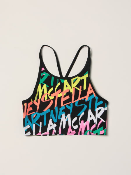 Stella Mccartney kids: Stella McCartney cropped top with all over logo
