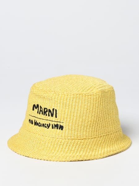 Cappello Marni X No Vacancy Inn in rafia