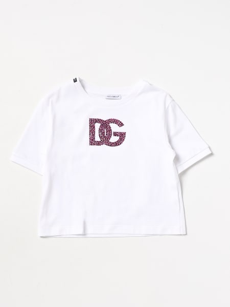 T-shirt Dolce & Gabbana in jersey con strass