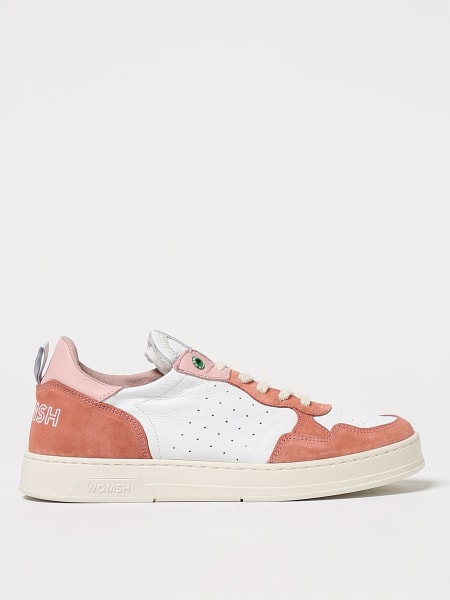 Womsh: Sneakers Hyper Womsh in pelle a grana naturale