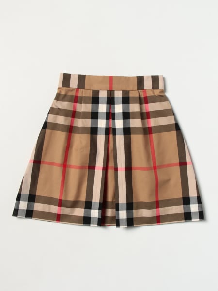 Gonna Burberry bambina: Gonna Burberry in cotone