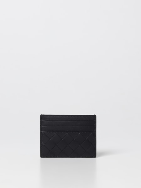 Bottega Veneta credit card holder in woven leather