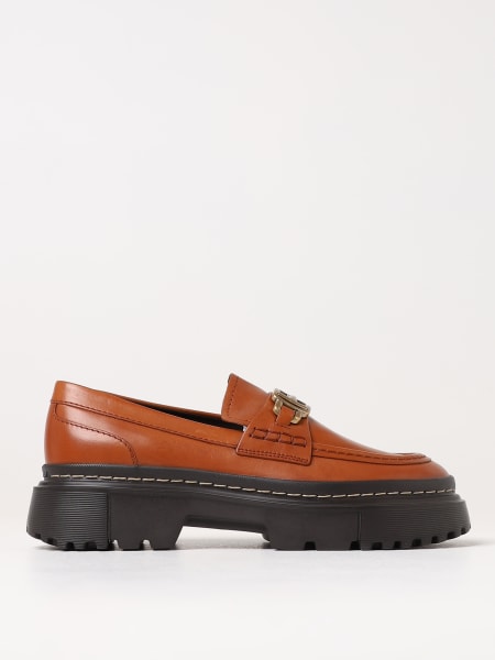 Hogan H648 leather loafers