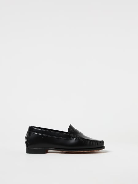 Kids' Tod's: Tod's moccasins in brushed leather