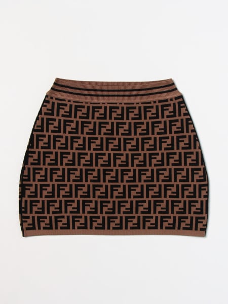 Fendi skirt in viscose blend with FF jacquard monogram