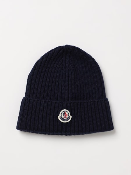 Moncler hat in wool with applied logo
