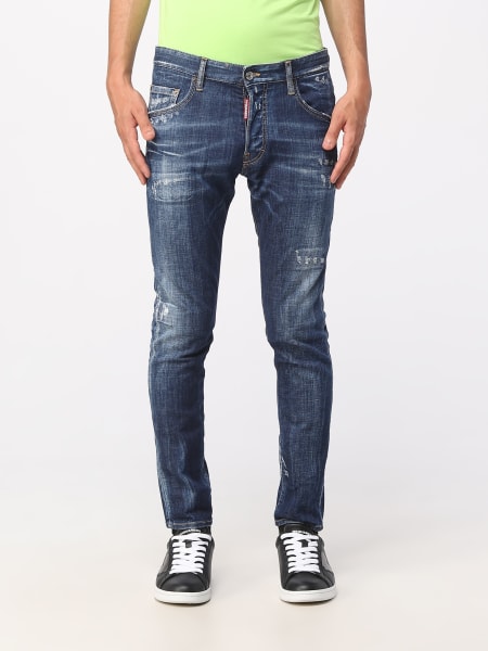 Dsquared2 uomo: Jeans Dsquared2 in denim used