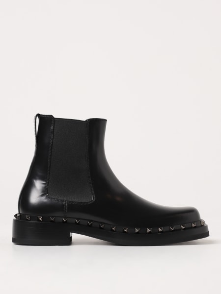 Valentino Garavani leather ankle boots with Studs