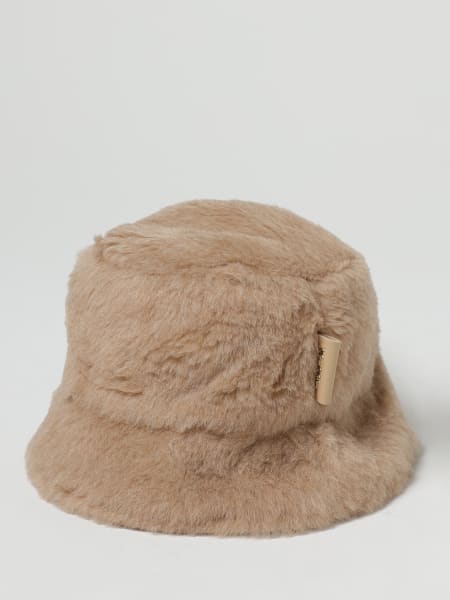 Max Mara: Cappello Max Mara in pelliccia di alpaca e seta