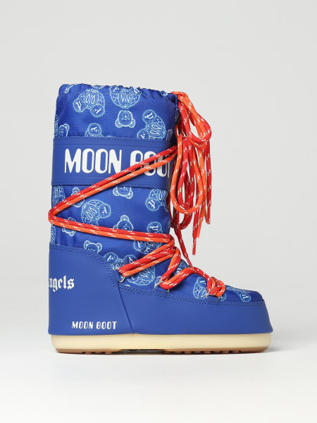 Palm Angels bambino: Stivale Moon Boot x Palm Angels in tessuto sintetico stampa paisley all over