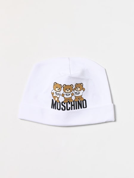 Cappello Moschino Baby in cotone stretch