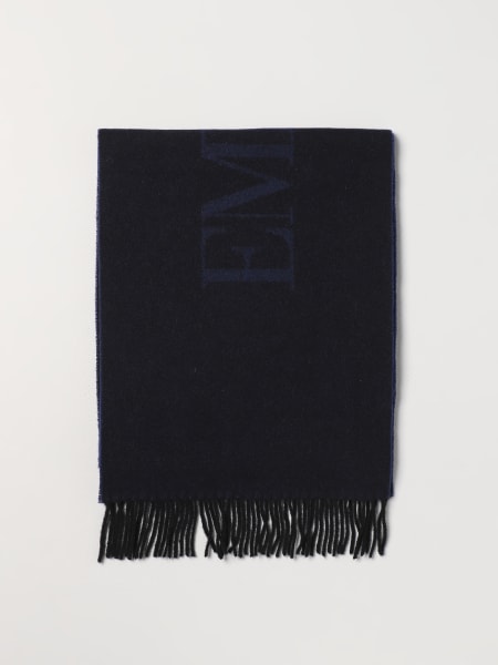 Emporio Armani scarf in jacquard wool
