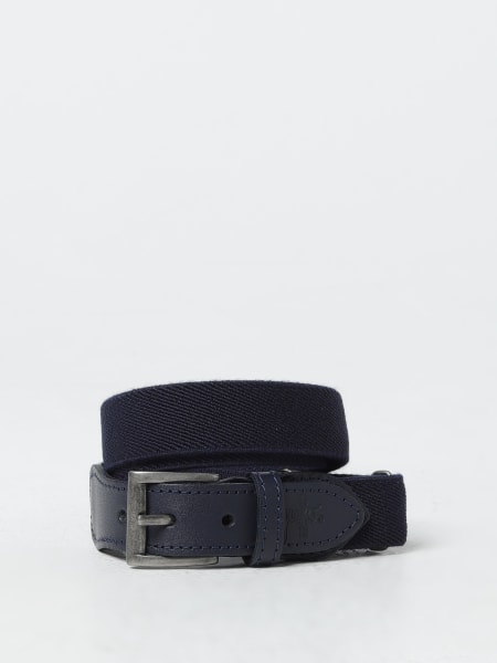 Il Gufo viscose and leather blend belt