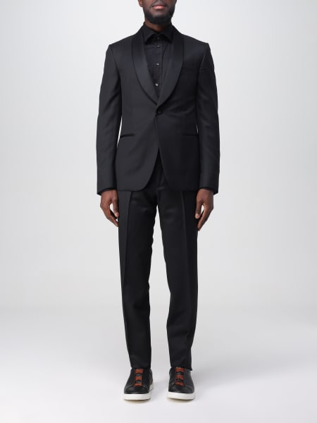 Zegna suit in wool and mohair