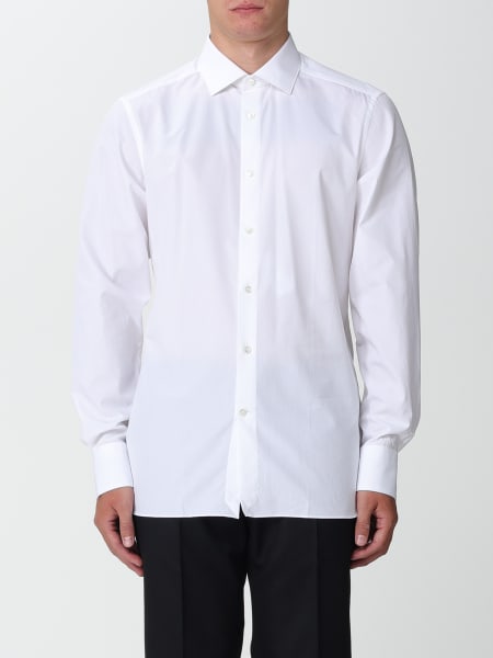 Zegna shirt in cotton poplin
