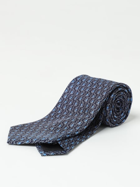 Zegna silk tie with micro print