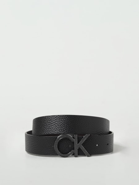 Cintura Calvin Klein reversibile in pelle sintetica a grana