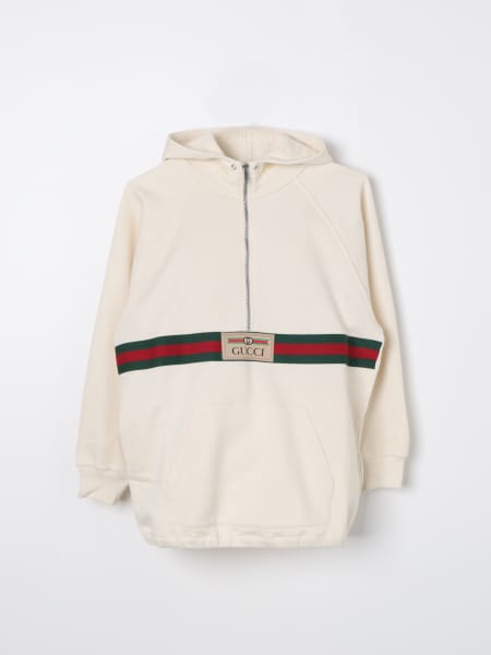 Kids' Gucci: Gucci cotton hoodie with logo