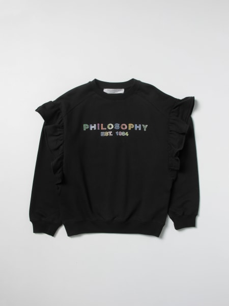 Philosophy Di Lorenzo Serafini kids: Philosophy Di Lorenzo Serafini cotton sweatshirt with logo