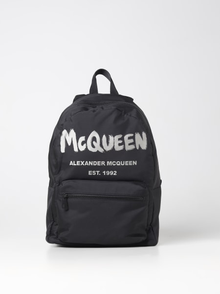 Alexander McQueen Graffiti backpack in nylon
