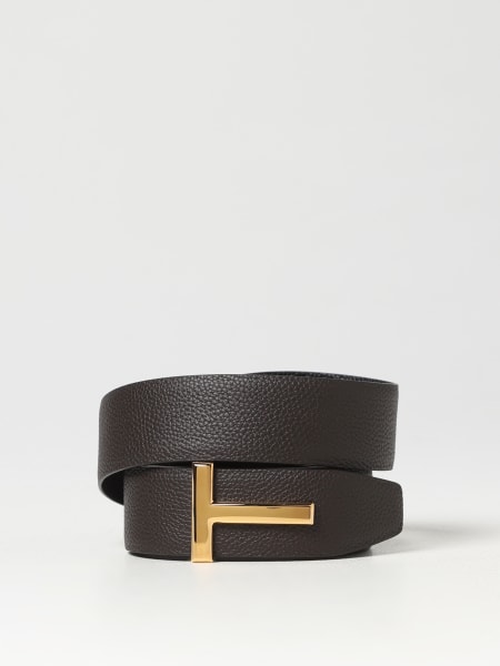 Men's Tom Ford: Tom Ford reversible grained leather belt