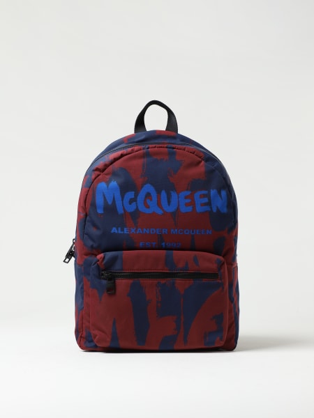 Alexander McQueen backpack in printed nylon