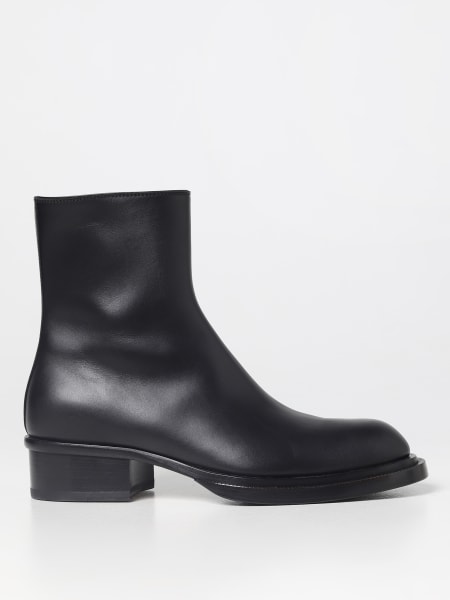 Alexander McQueen Stack ankle boots in leather