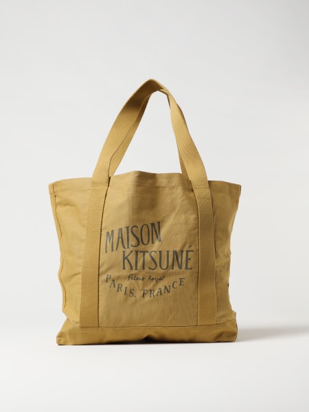 Maison Kitsuné bag in canvas with printed logo