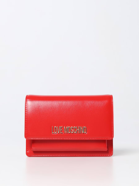 Borsa Moschino: Borsa wallet Love Moschino in pelle sintetica con tracolla