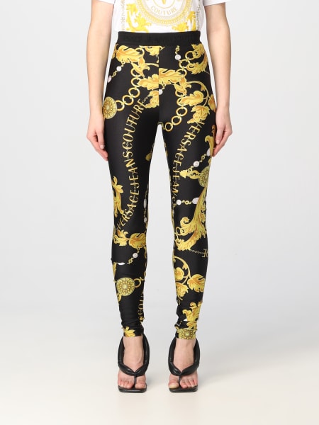 Women's Versace Jeans Couture: Versace Jeans Couture nylon leggings with print