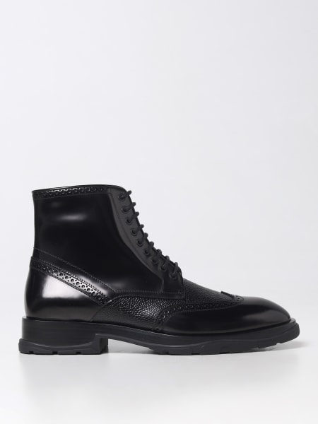Alexander McQueen ankle boots in brushed leather