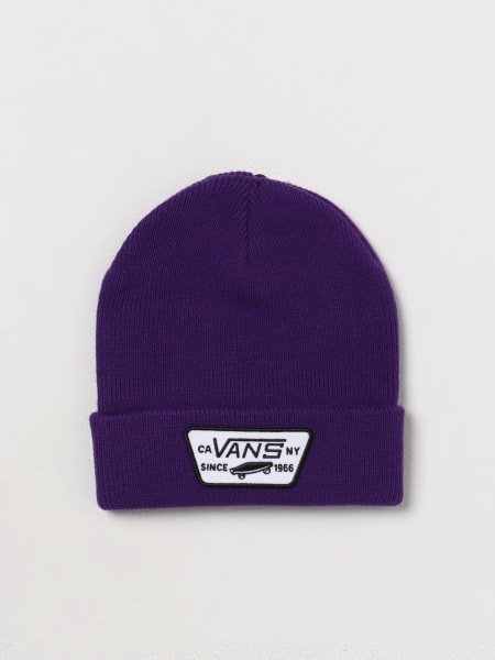 Cappello Vans in maglia a costine con patch logo