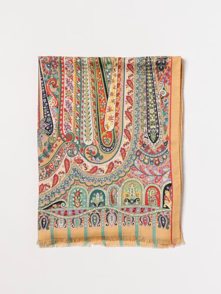 Etro scarf in cashmere and silk blend with print