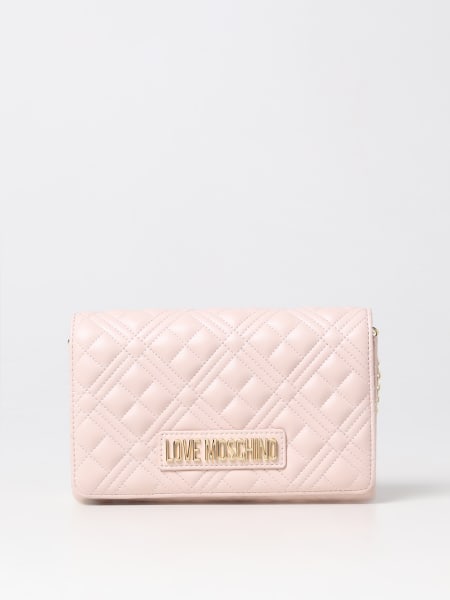 Love Moschino wallet bag in quilted synthetic leather with logo