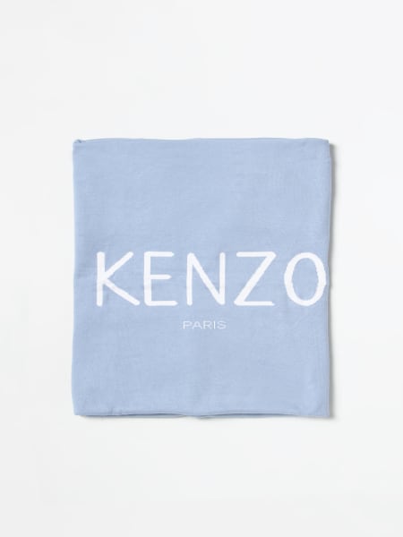 Copertina Kenzo Kids in cotone con logo jacquard