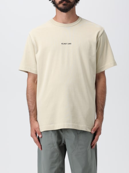 Helmut Lang uomo: T-shirt Helmut Lang in cotone con logo ricamato