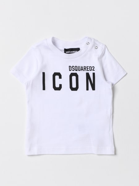 T-shirt Dsquared2 Junior in cotone con stampa Icon