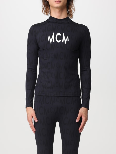 Mcm uomo: T-shirt aderente Mcm con logo