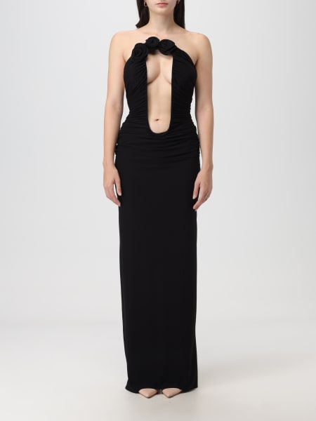 Magda Butrym Black Dress, Designer Collection