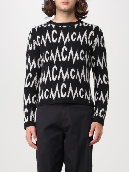 Mcm uomo: Pullover MCM in cashmere e lana jacquard