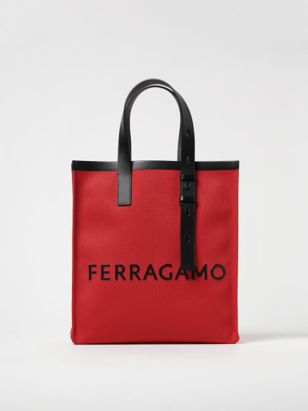 Borsa Ferrgamo in nylon con logo
