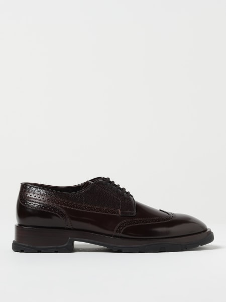 Alexander McQueen derby in brushed leather