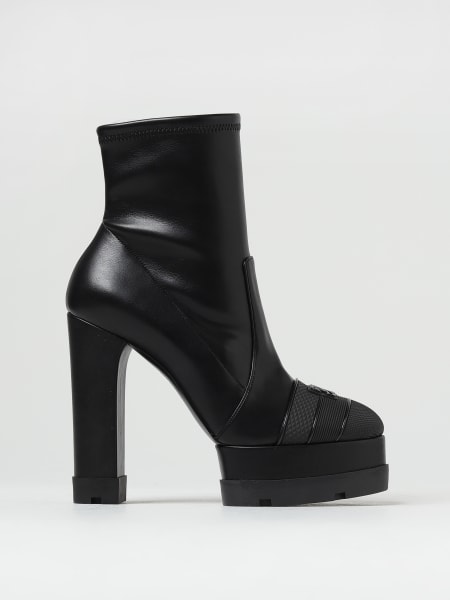 Casadei women: Flat ankle boots women Casadei