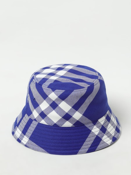 Burberry blue discount bucket hat