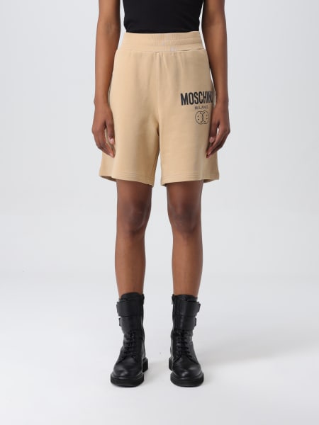 Moschino high-waisted cargo mini shorts - Neutrals