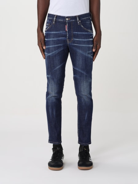 Dsquared2 uomo: Jeans Dsquared2 in denim washed